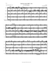 Sinfonia from 'Ich Steh Mit Einem Fuß im Grabe' (Arranged for Cello Quartet)